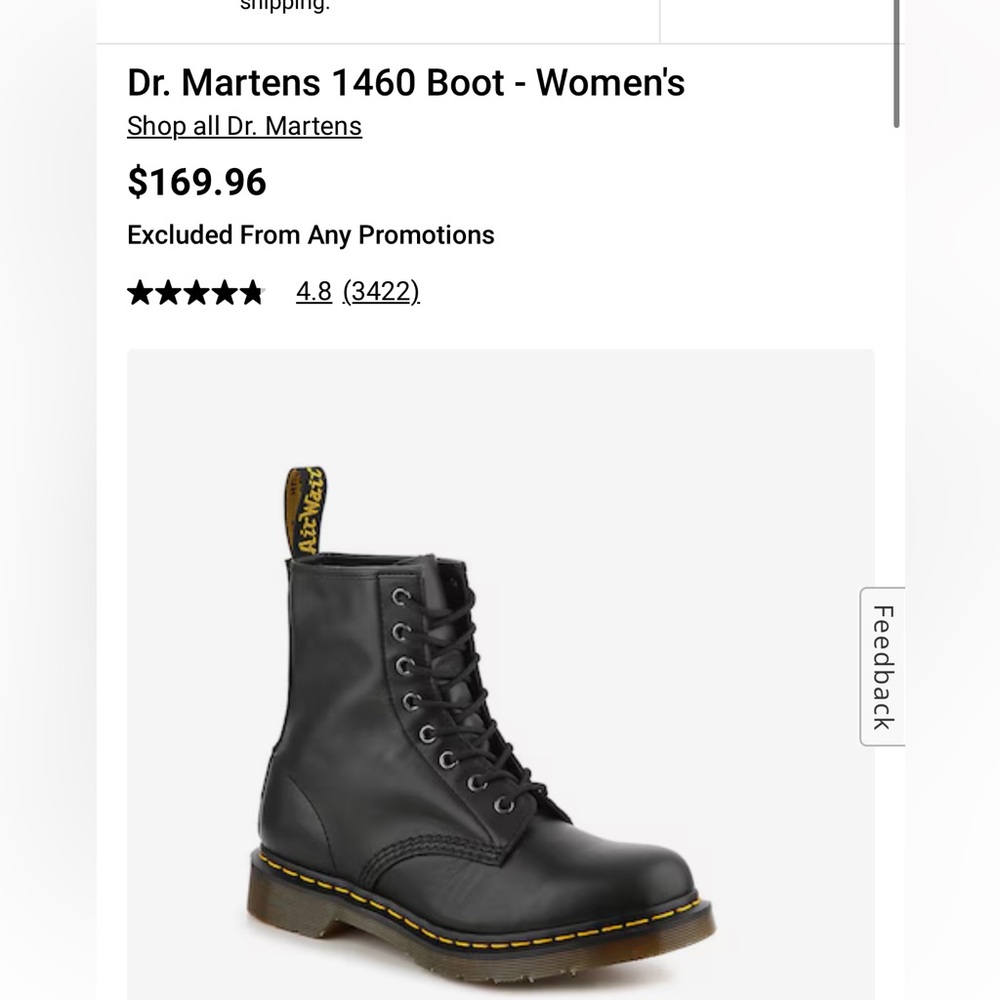 Doc martens boots. Only worn once and in new condition